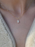 14k Gf Pearl Opal Necklace