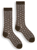 Aster Flower Crew Socks