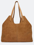Avery Large Suede Tote