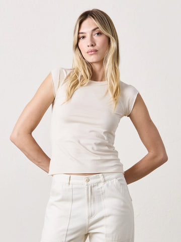 Chloe Fitted Lux Tee