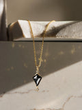 Black Spinel & Diamond Kite