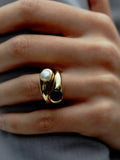 Dualism Ring Freshwater Pearl