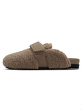 Fuzzy Loafer Mule