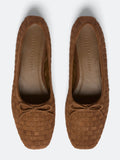 Jada Suede Flat - Toffee