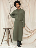 Knit Midi Skirt Mio
