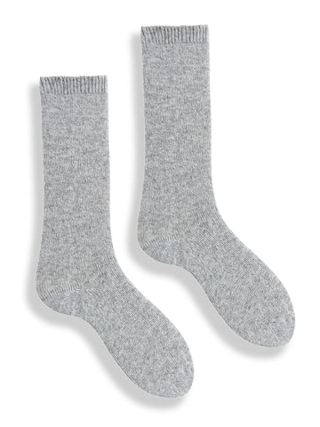 Solid Wool Cashmere Socks