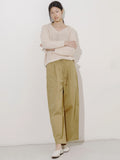 Ochre Tie Trouser