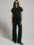 Penny Relaxed Trouser - Forest
