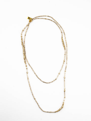 Plene Lune Crystals Long Full Necklace