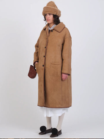 Sheepskin Suede Roo Coat