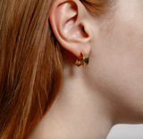 Small Ciara Hoops - Gold