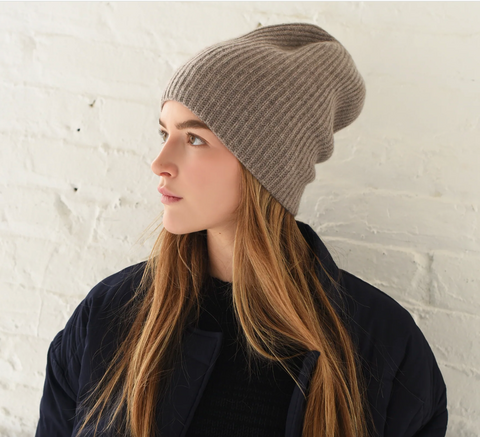 Cashmere Knit Beanie