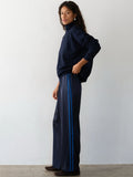 The Silk Stripe Pant