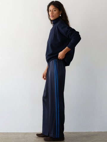 The Silk Stripe Pant