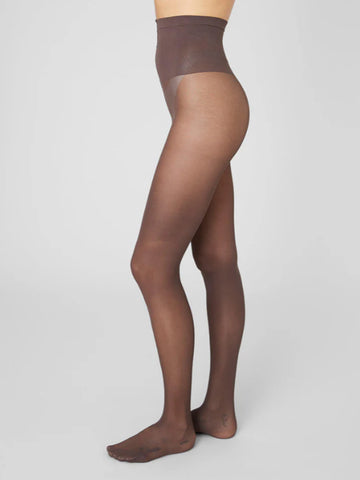 Svea Premium Tights - Dark Brown
