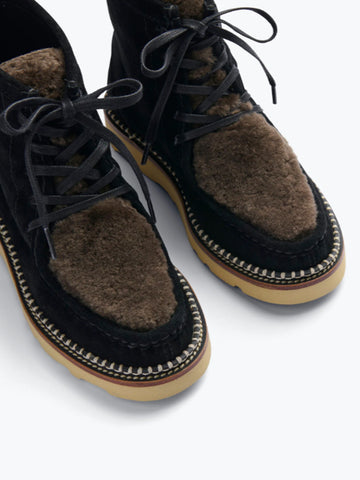 Winnie Moccasin Boot - Shadow Suede