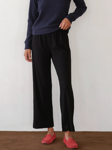 Baby Rib Scallop Pant