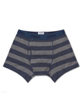 Organic Cotton Boxer Briefs - Navy Stripe