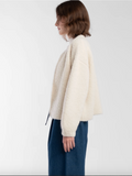 Boucle Zip Cardigan