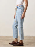 Penny Relaxed Tie Waist Jean