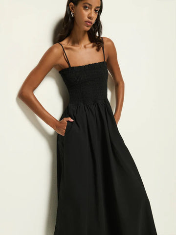 Sibelle Smocked Midi Dress
