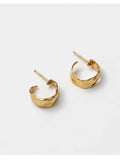 Small Ciara Hoops - Gold