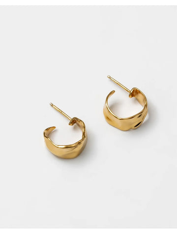 Small Ciara Hoops - Gold