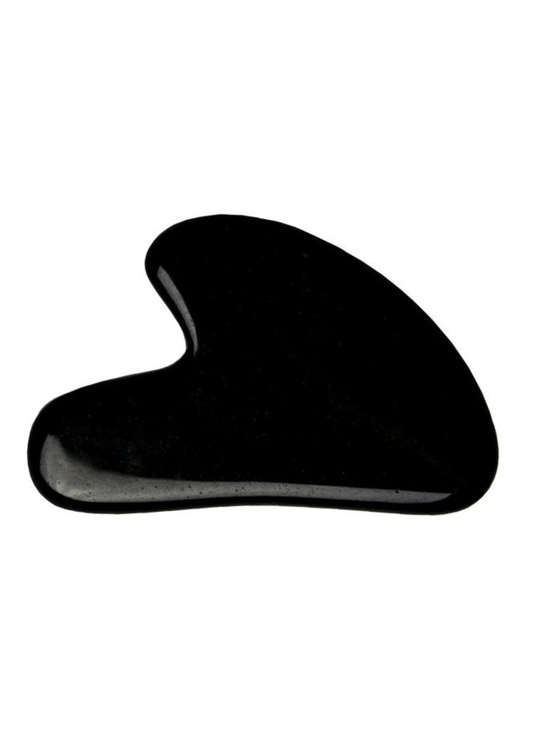 Alder New York's Gua Sha Tool is made from black obsidian, a natural crystal formed from rapidly cooling lava. Gua sha is a traditional Chinese medicine practice designed to help improve overall health by massaging the skin with the aid of gua sha tools.