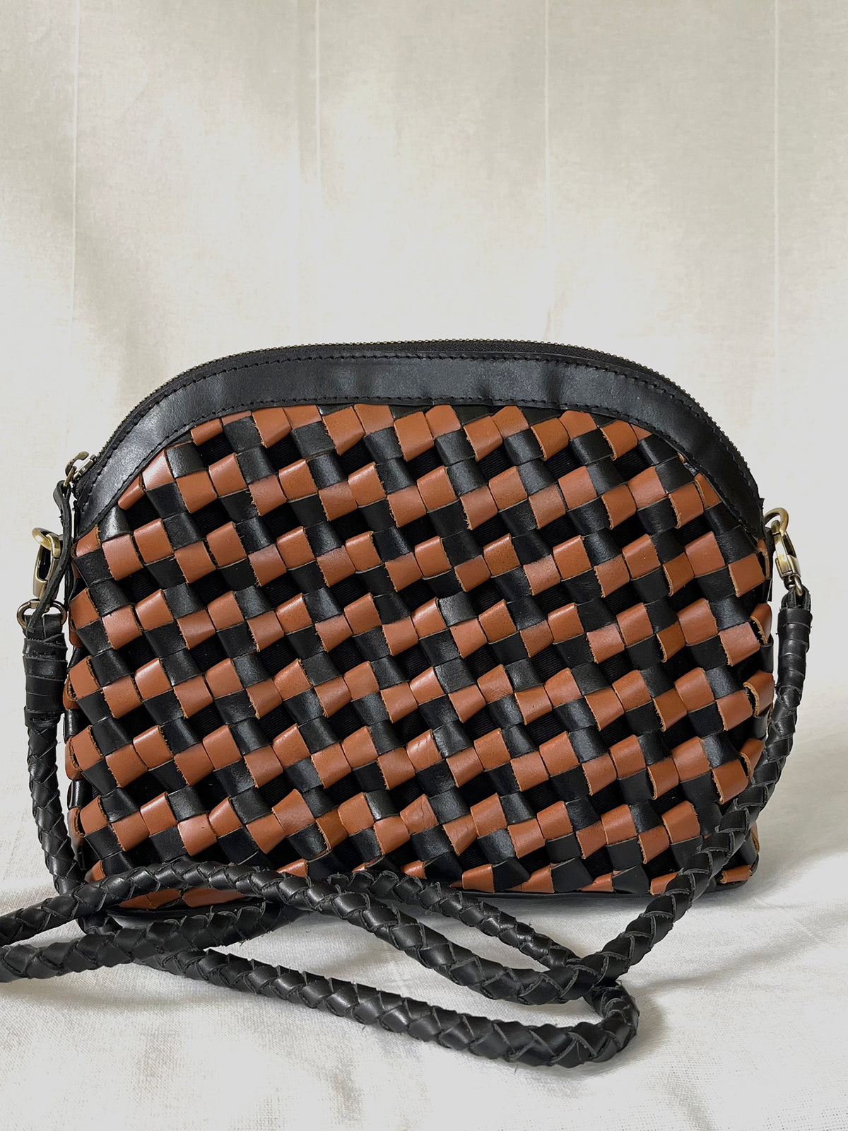 BEMBIEN Woven Leather Crossbody Bag - Farfetch